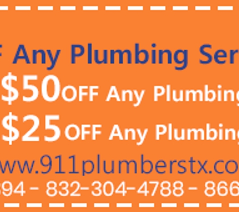 911 Plumbers Houston TX - Houston, TX