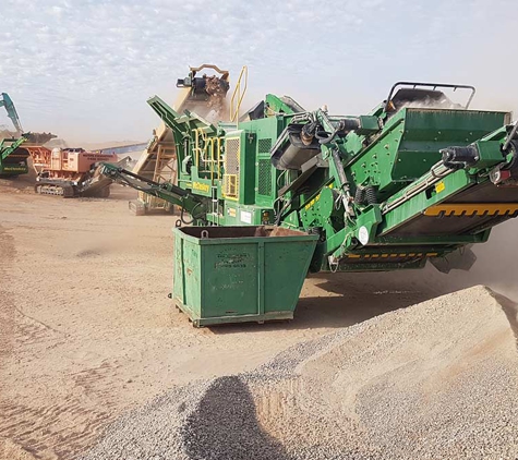 Waters Excavations Pty Ltd. Diverting waste from landfill. Recycling waste concrete and brick at our Waste Materials Recycling facility.