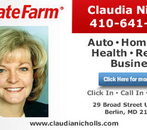 Claudia Nicholls - State Farm Insurance Agent - Berlin, MD