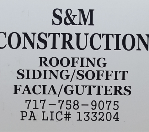 S&M CONSTRUCTION - Red Lion, PA