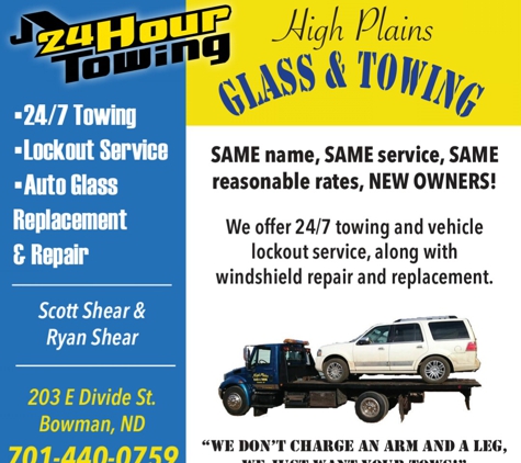 High Plains Glass & Towing - Bowman, ND