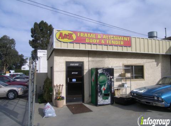 A & K Frame & Alignment Specialists - Santa Clarita, CA