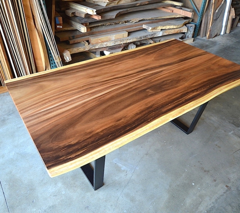 Satoshi Yamauchi Woodworks - Honolulu, HI. Monkeypod slab dining table