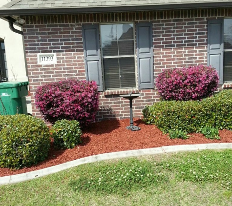 Servicare Lawn Maintenance - Livingston, LA. Just a little clean up goes a long way