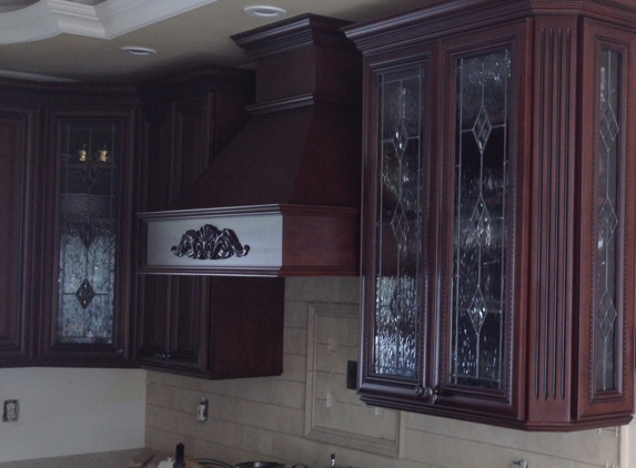 Universal Stained Glass Designs - Oak Park, MI. Beveled glass kitchen cabinet and search