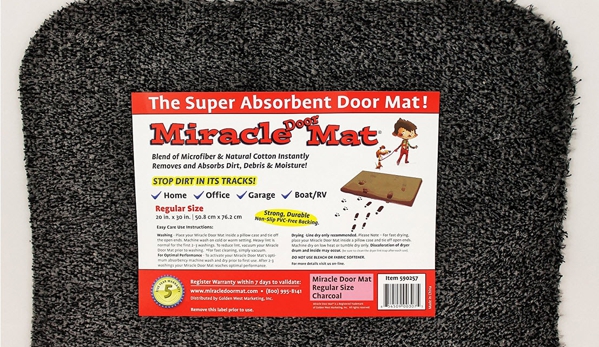 As Seen On TV - Redding, CA. You will love this Door Mat better than any mat you have ever had or will ever have!