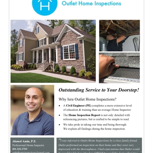 Outlet Home Inspections - Jersey City, NJ. Why you should hire Outlet Home Inspections