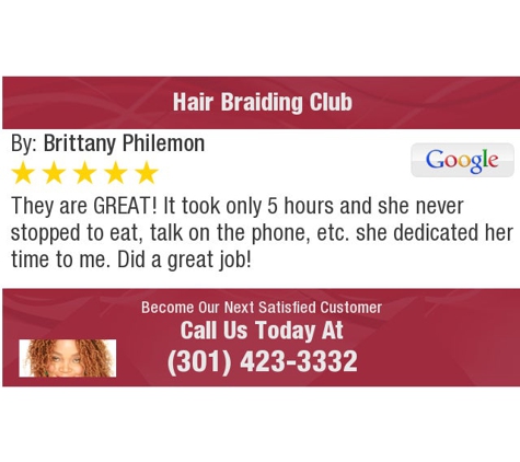 Hair Braiding Club - Temple Hills, MD