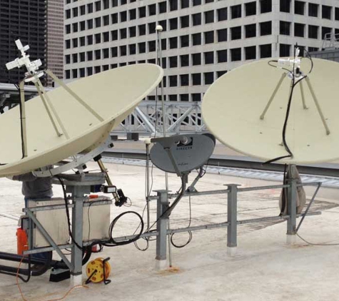 The Satellite Center, Inc - Kenner, LA. Commercial Satellite Dish Installation Roof Top Houston