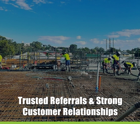 Beecham Concreting And Concrete Pumping - Bathurst, NSW. Trusted Referrals & Strong Customer Relationships