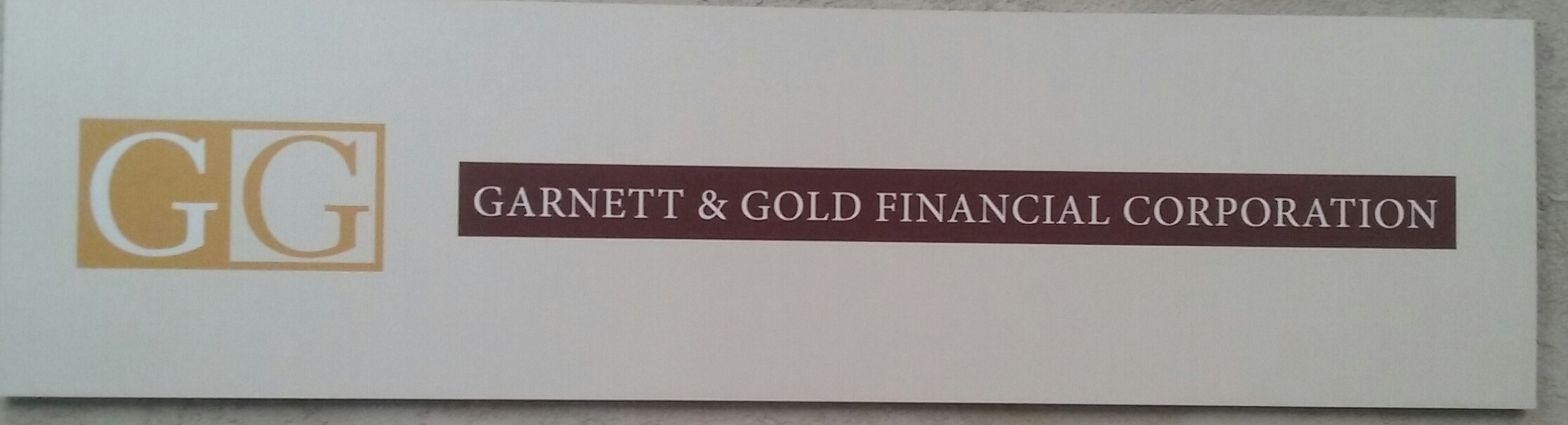 GARNETT & GOLD FINANCIAL CORPORATION 3900 Market St Ste ...