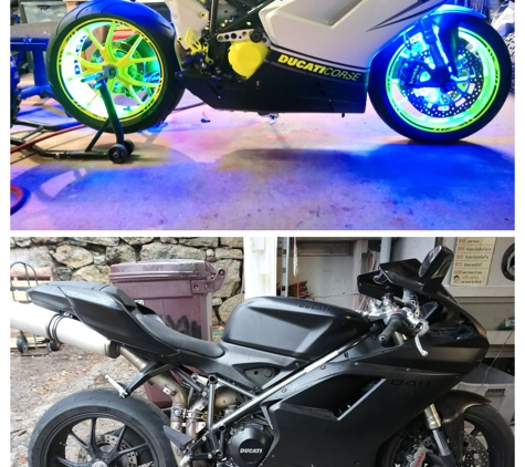 PSM Motorsports - Gales Ferry, CT. Ducati 848 EVO before and after