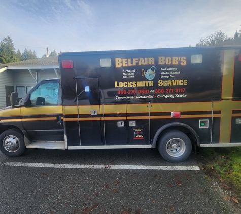 Belfair Bob's Locksmithing Service - Belfair, WA. Mobile service available