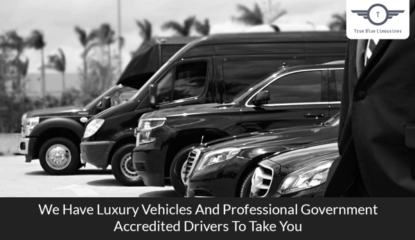 True Blue Limousines - Leopold, VIC. We Have Luxury Vehicles And Professional Government Accredited Drivers To Take You