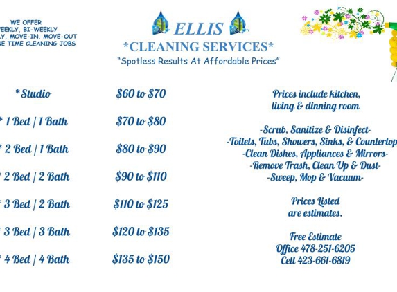 Ellis Cleaning Services - Milledgeville, GA