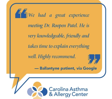 Carolina Asthma & Allergy Center - Ballantyne - Charlotte, NC