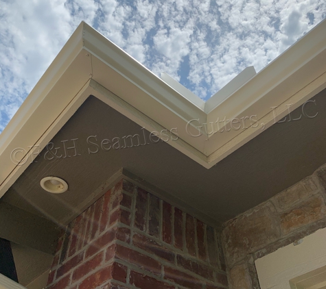 F & H Seamless Gutters - Wichita, KS. Customized corners