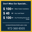 SOS Water Heater Plano TX - Water Heaters