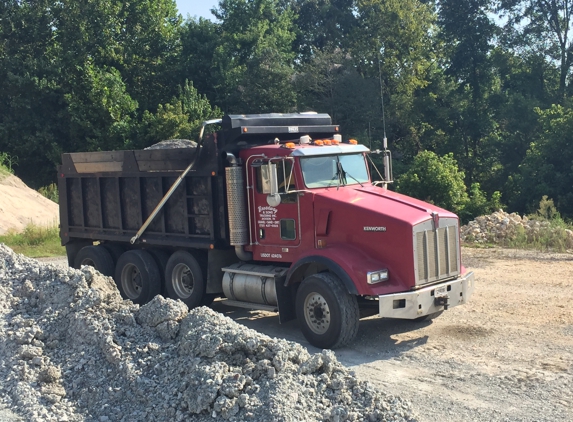 Broadway & Sons Trucking Inc - Jackson, TN. Loading gravel