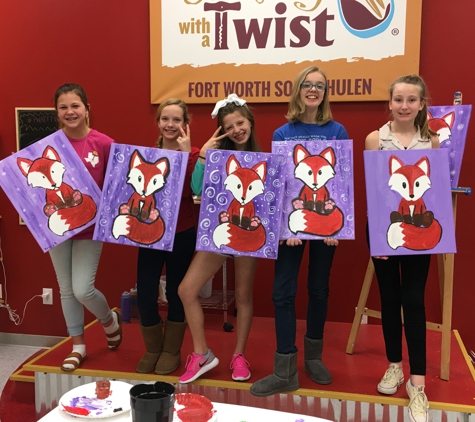 Painting With A Twist - Fort Worth, TX. Teen classes for a fun outing