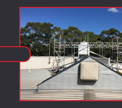 Pipeline Scaffolding Pty Ltd - Albion Park Rail, NSW. Glass Atrium