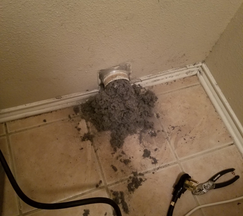 Affordable Handyman of Austin - Austin, TX. Dryer vent cleanout