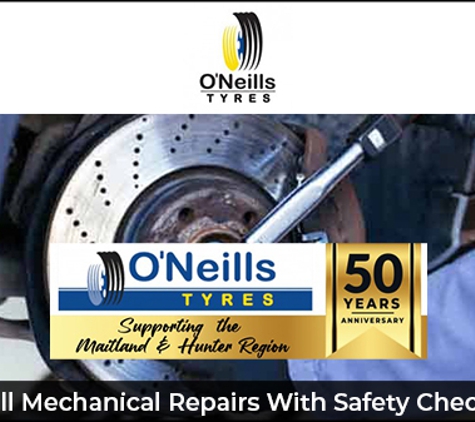 O'Neills Tyres - East Maitland, NSW. Full Mechanical Repairs With Safety Checks