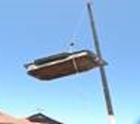 AGL & Son Crane Hire - Morgan, SA. Craning Pool Into Backyard
