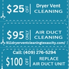 911 DRYER VENT CLEANING TEXAS CITY TX