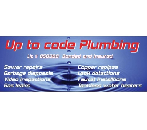 Up To Code Plumbing - Torrance, CA