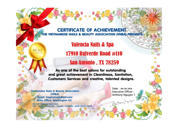 Valencia Nails & Spa - San Antonio, TX