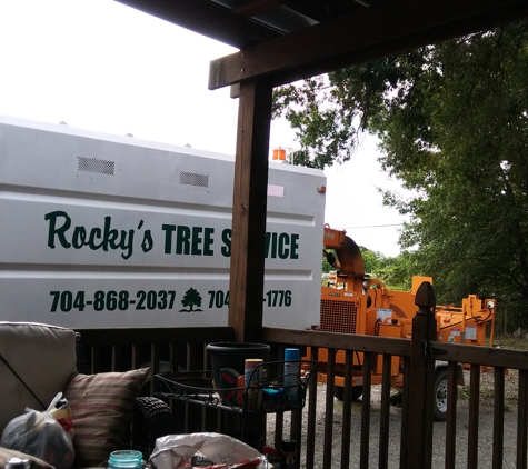 Rocky's Tree Service - Gastonia, NC. Awesome people did a great job!