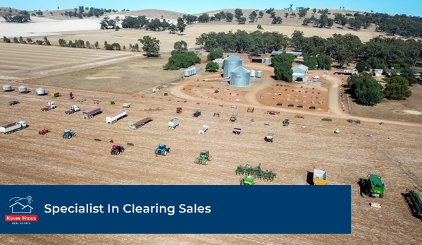 Kevin Hicks Real Estate - Shepparton, VIC. Specialist In Clearing Sales