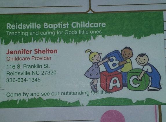 Reidsville Baptist Childcare - Reidsville, NC