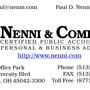 Nenni & Company, CPA's