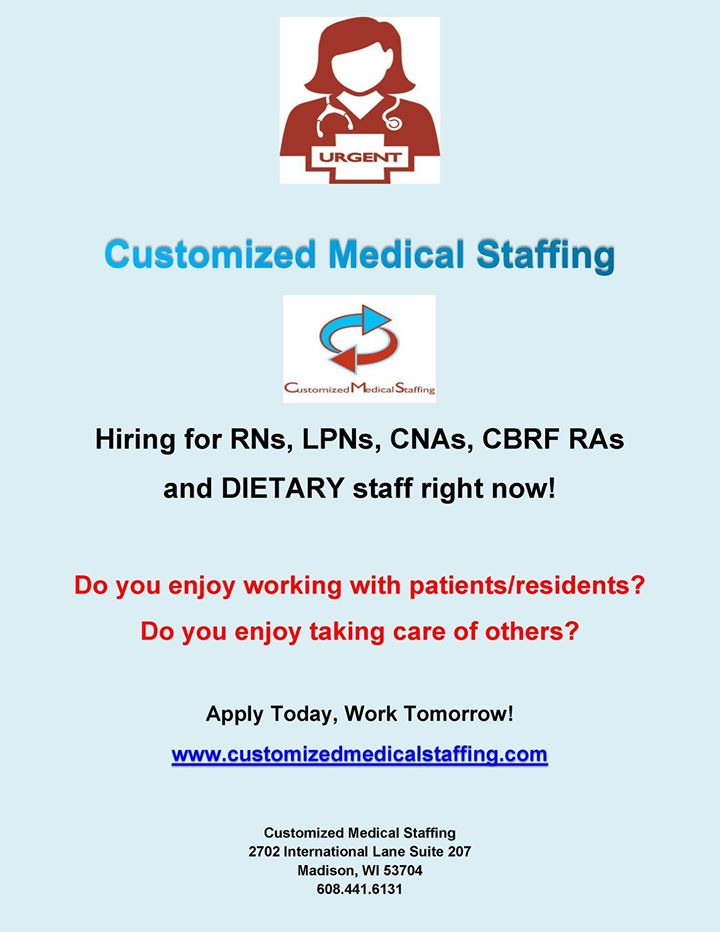 Customized Medical Staffing 2702 International Ln Ste 207 ...