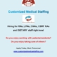 Customized Medical Staffing