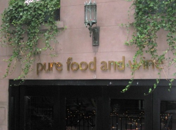 Pure Food and Wine - New York, NY