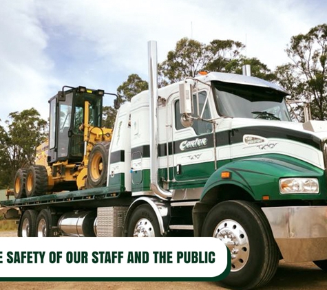 Carter Heavy Haulage & Transport Pty Ltd - Rutherford, NSW. We Ensure The Safety Of Our Staff And The Public