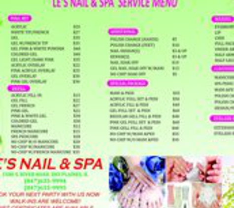 Le's Nail and Spa - Des Plaines, IL