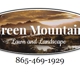 green mountain lawn and landscape