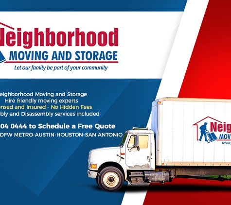 Neighborhood Moving & Storage - Garland, TX