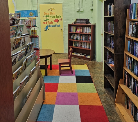 Joy of Books - Hendersonville, NC. Bill Lewis of Vero Beach, Florida, checking out the Joy of Books while visiting Hendersonville, North Carolina.