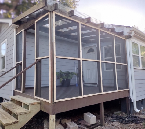 Str8 Studs - Hoosick Falls, NY. Porch Screening