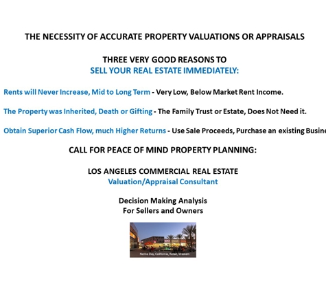 Los Angeles Commercial Real Estate Valuation & Appraisal Advisor - Los Angeles, CA