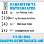 Grand Prairie TX Water Heater