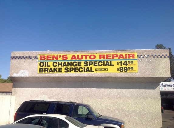 Ben's Auto Repair- 14.95 Oil Change & 89.95 Brake Repair - Las Vegas, NV