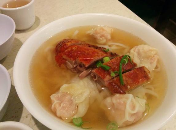 Sam Woo Barbeque - Alhambra, CA. Roasted duck and wonton noodles.