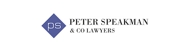 Peter Speakman & Co Pty Lawyers Logo