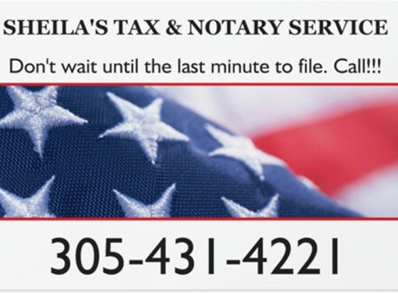 Sheila's Tax Return Preparation and Notary Public Services - Miami, FL
